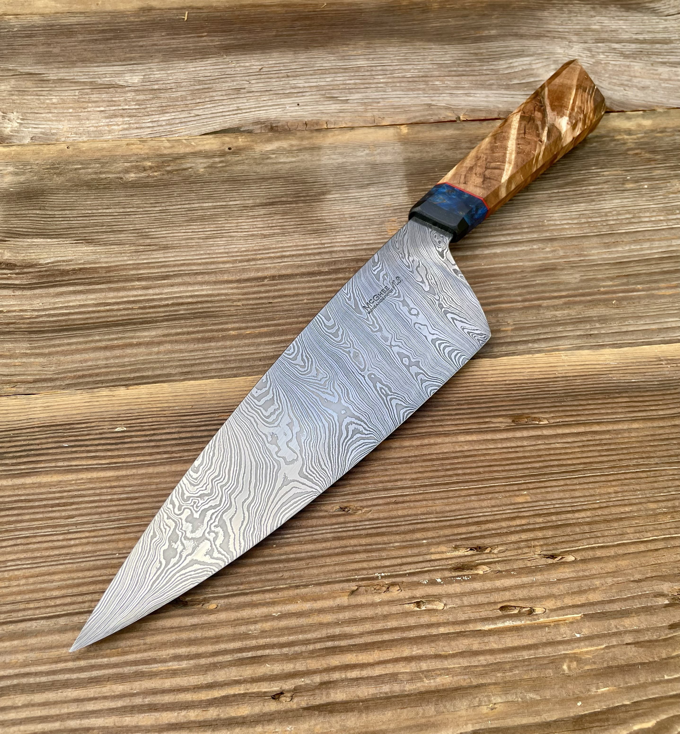 8-inch Damascus Wa-Style Chef